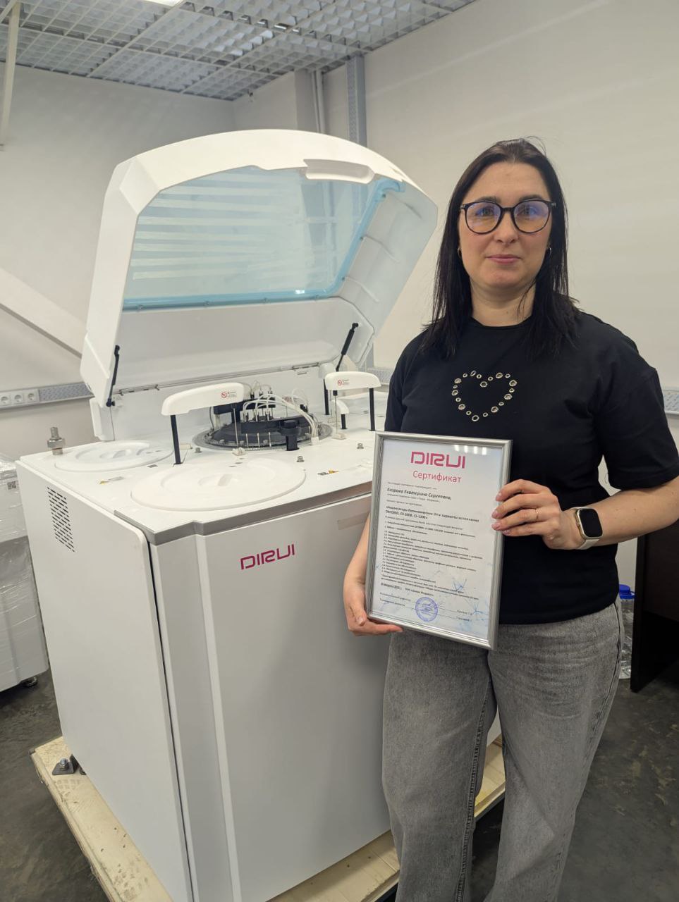 По итогам тренинга по анализаторам DIRUI специалисты «Тиара-Медикал» получили сертификаты о прохождении обучения