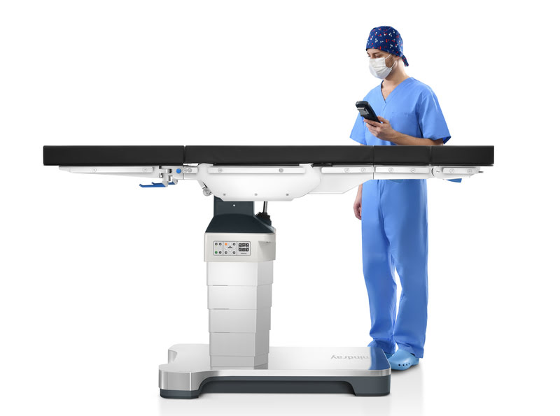 Максимальная высота операционного стола Mindray HyBase V8 – 1095 мм – оптимальна для ортопедических операций