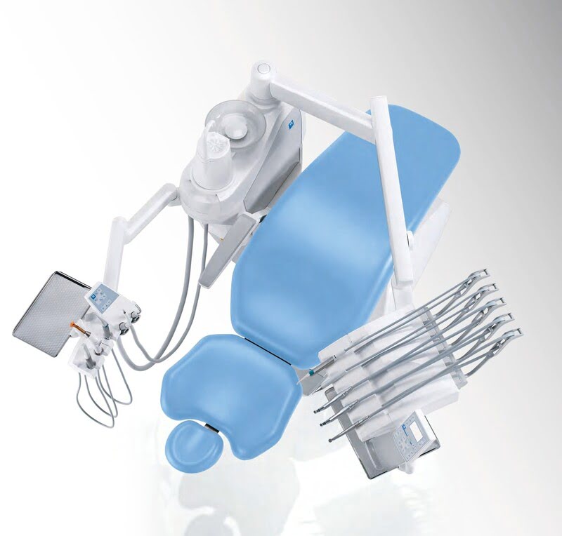  Стоматологическая установка с верхней/нижней подачей инструментов Stern Weber S200 Continental/International