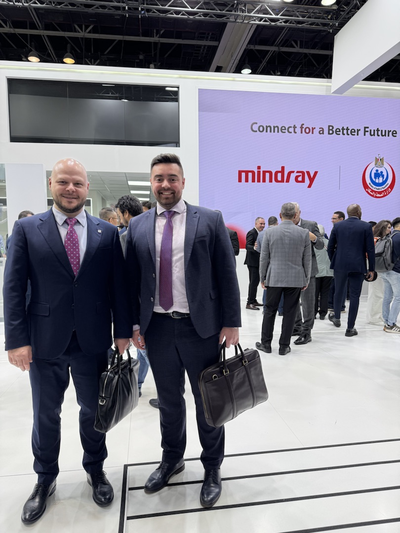 Делегация «Тиара-Медикал» посетила стенд Mindray на Arab Health